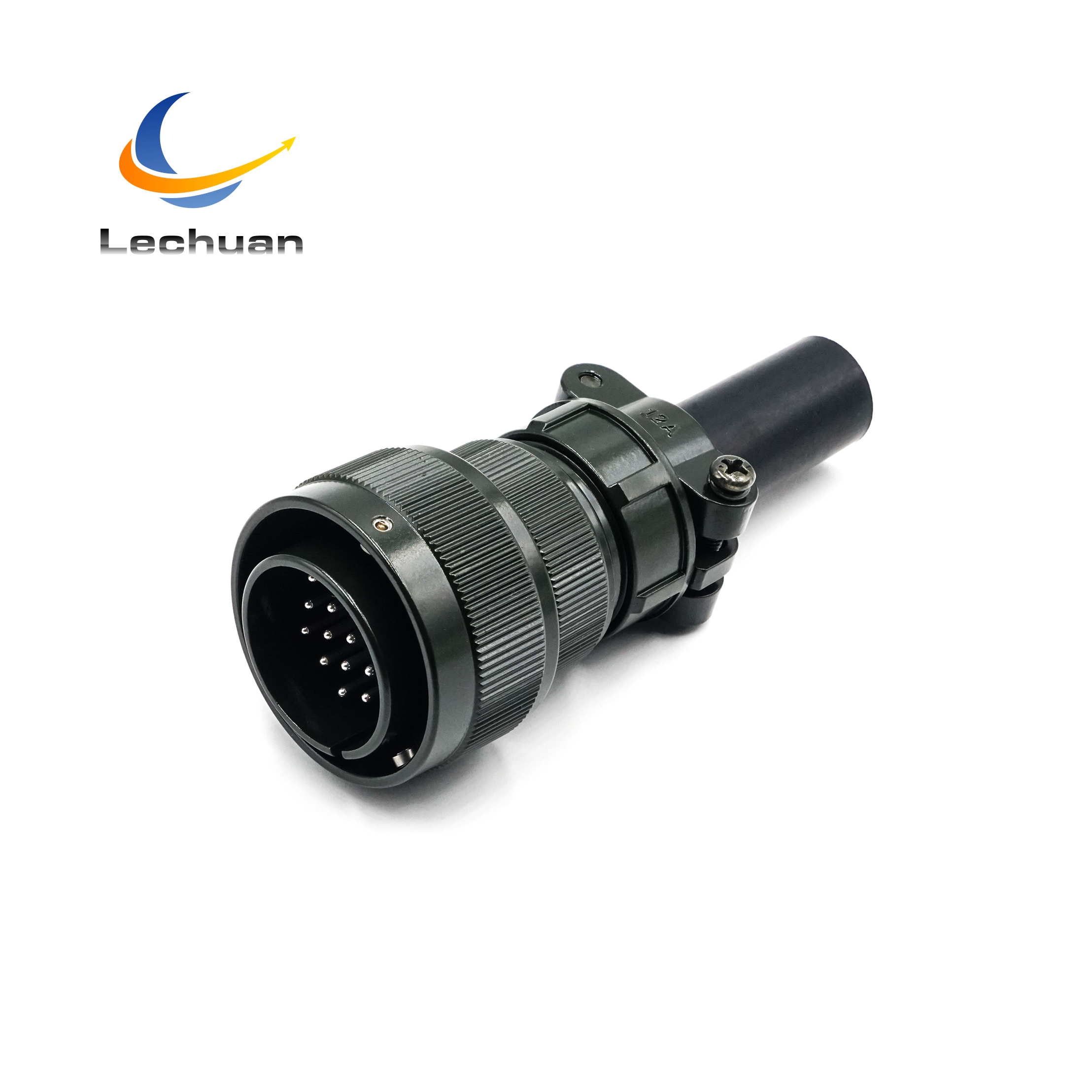 MS3106A 22-14P 5015 Series Circular Connector 19 Pin Male Straight Plug Cable Mount Lithography Vision Welding