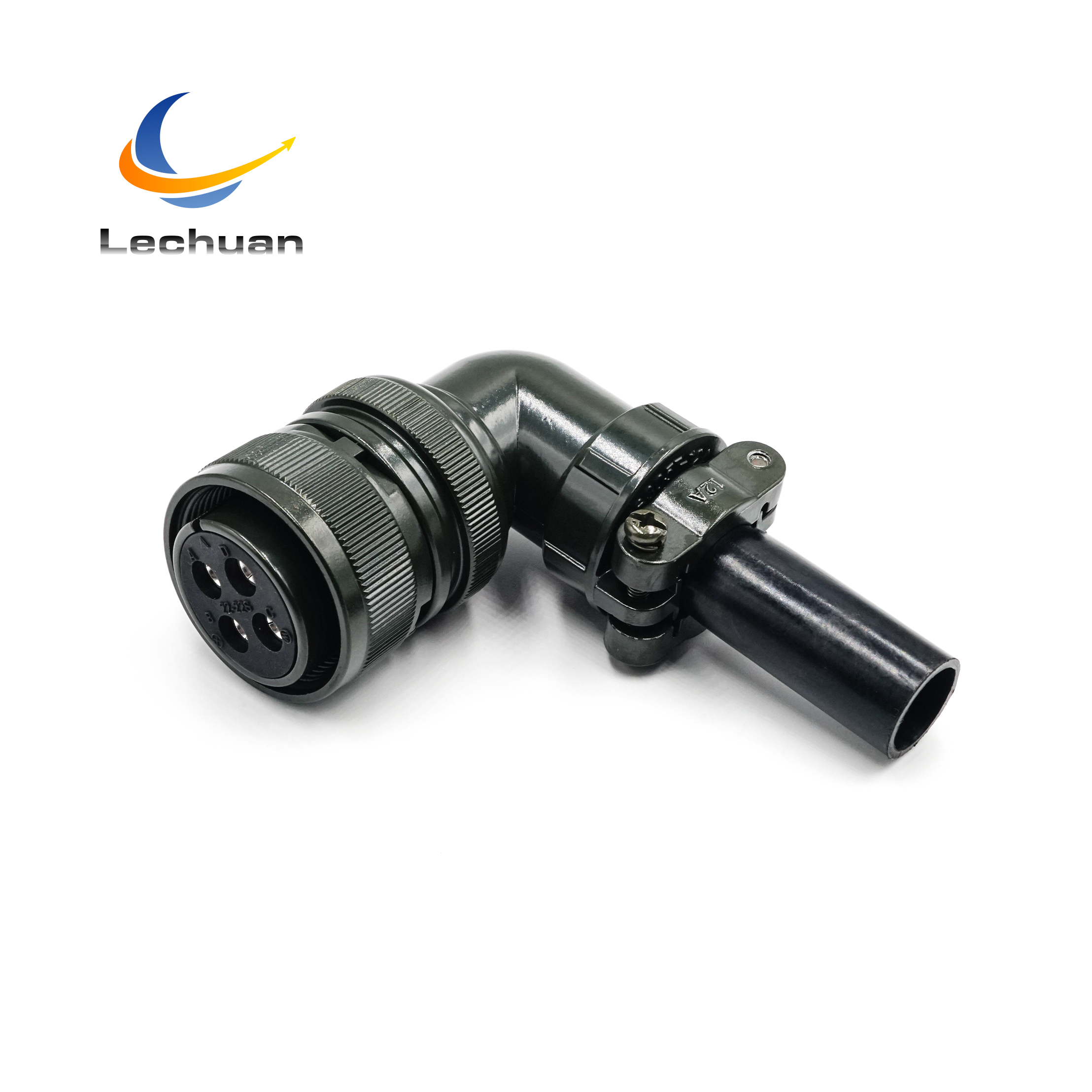 MS3108A 22-22S 5015 Series Circular Connector 4 Pin Female Right Angle Plug Cable Mount EV Charging Energy Storage