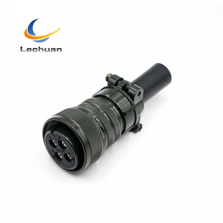 MS3106A 22-22S MIL-DTL-5015 Series Circular Connector 4 Pin Female Straight Plug Cable Mount Power Generation Mining Welding