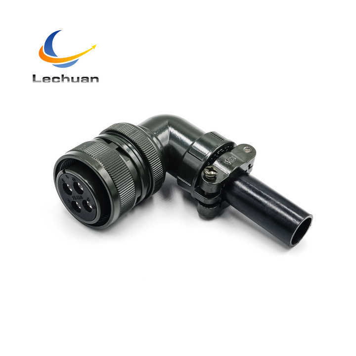 MS3108A 22-22S 5015 Series Circular Connector 4 Pin Female Right Angle Plug Cable Mount EV Charging Energy Storage