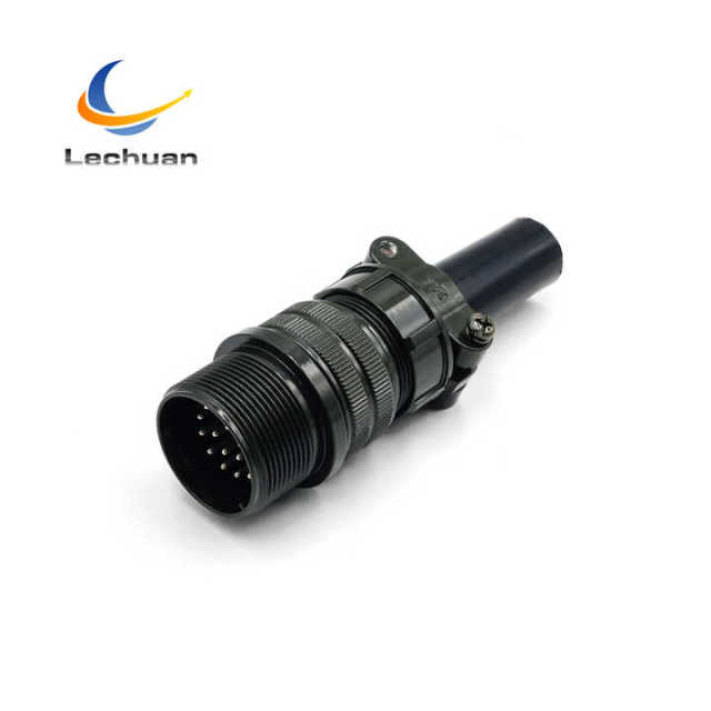 MS3106A 20-29P MIL-DTL-5015 Series Circular Connector 17 Pin Male Straight Plug Cable Mount Semiconductor Battery Optics