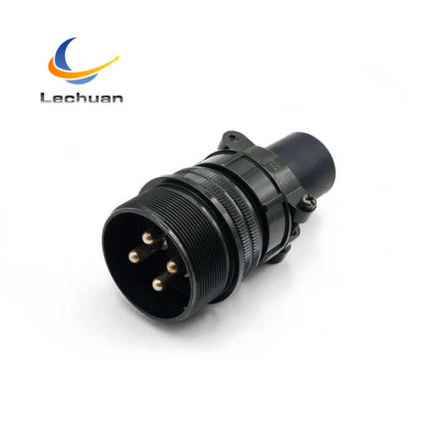 MS3106A 32-17P 5015 Series Circular Connector 4 Pin Male Straight Plug Cable Mount Generator Set Heavy Machinery