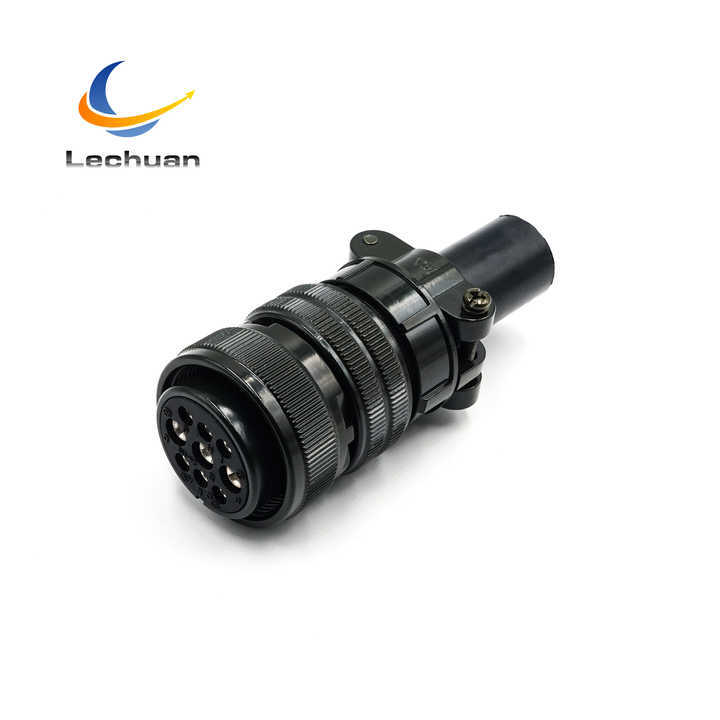 MS3106A 24-11S MIL-DTL-5015 Series Circular Connector 9 Pin Female Straight Plug Cable Mount Servo Motor Machine Vision