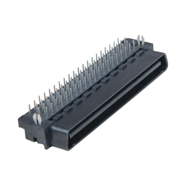 Factory 80Pin 1.27mm Copper Plastic Male Right Angle SCSI Mini D Ribbon MDR Plug 5175472-9 Board Connector PCB Application