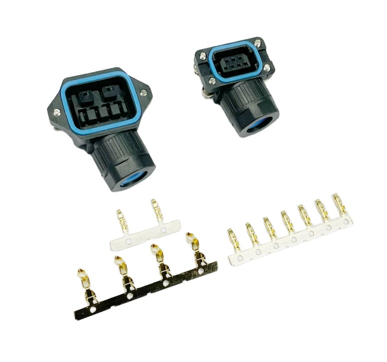 Factory LC02-06P 6 Pin Power Connector for Leadshine XINJE Servo Motor Compatible CABLE-RZSH Industrial Automation