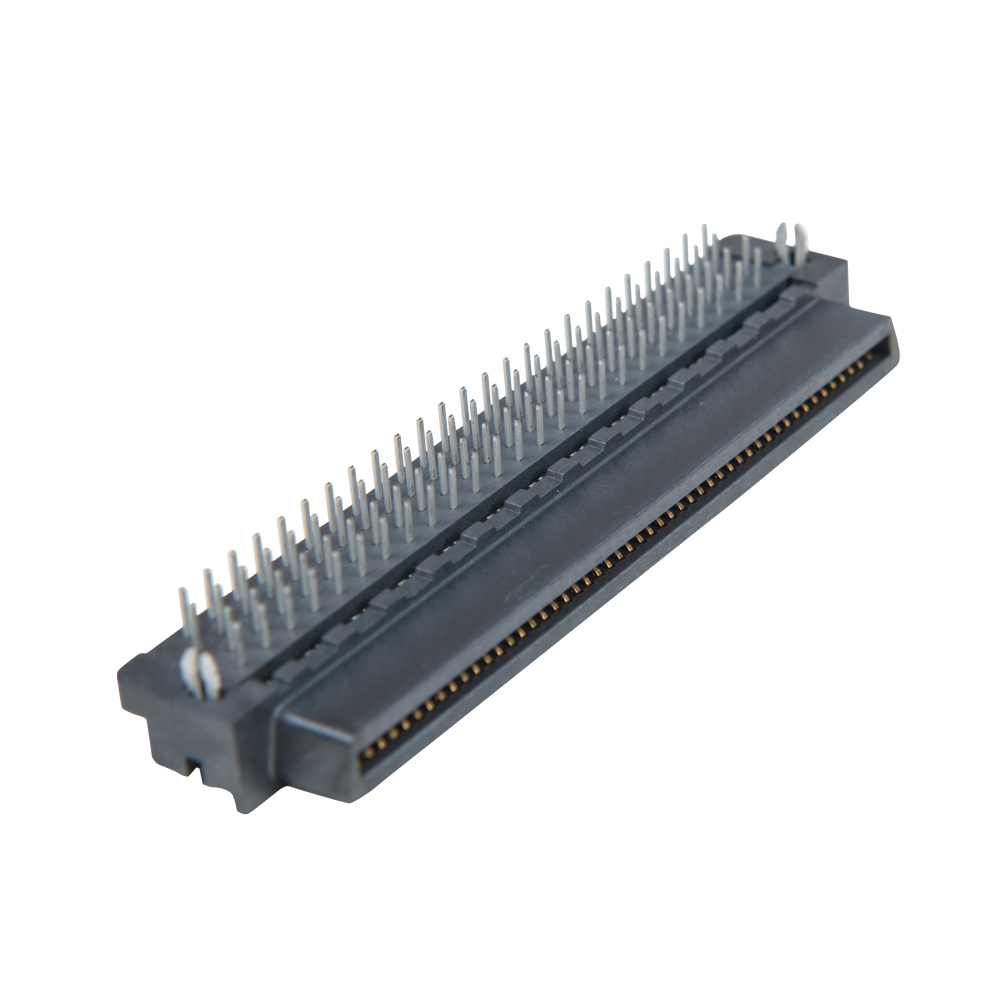 Factory 100 Pin 1.27mm MDR SCSI Female Right Angle Receptacle 1-5175474-0 Board to Board Connector Server Storage Telecom