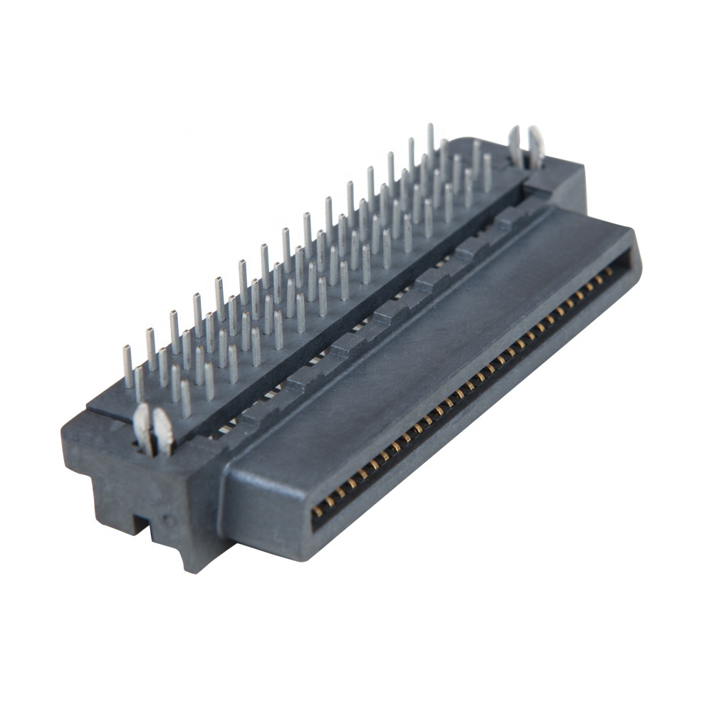 60 Pin 1.27mm Female MDR SCSI Right Angle Board Connector Receptacle 5175474-7 CHAMP 050 Server Telecom Industrial PCB Lechuan