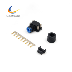 Factory LC02-07P 7 Pin Copper Gold Plated Encoder Connector IP67 Rated Nylon Housing Leadshine Servo Motor Compatible CABLE-BMAH