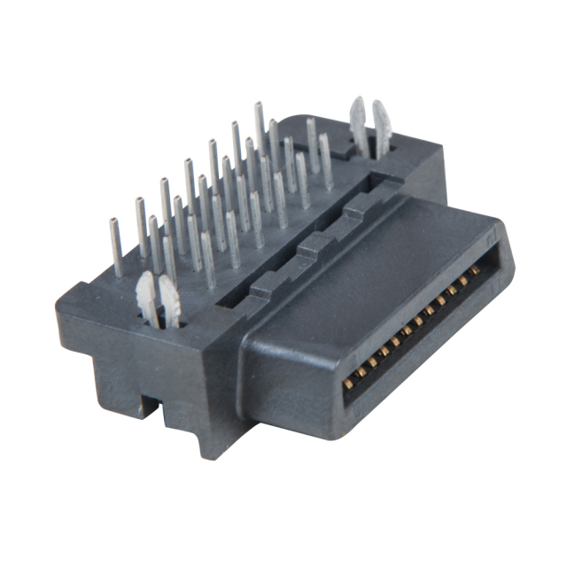Factory 26Pin 1.27mm Plastic Female Right Angle SCSI Mini D Ribbon MDR Receptacle Board to Board Connector