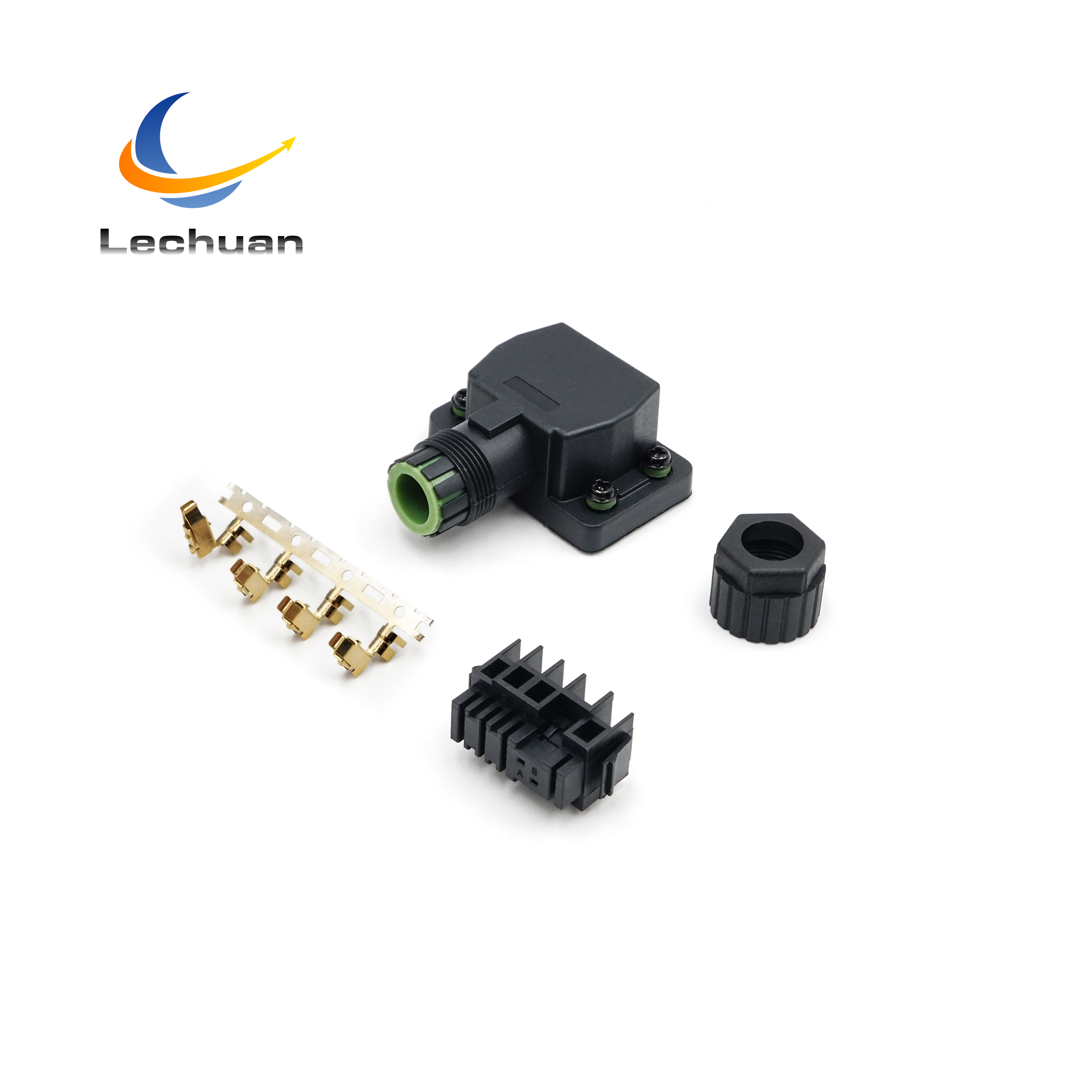 Factory LC07-4P2B E7 A6 A5 Servo Motor Power Brake Connector 4 Pin IP67 Industrial Automation Packaging Conveyor