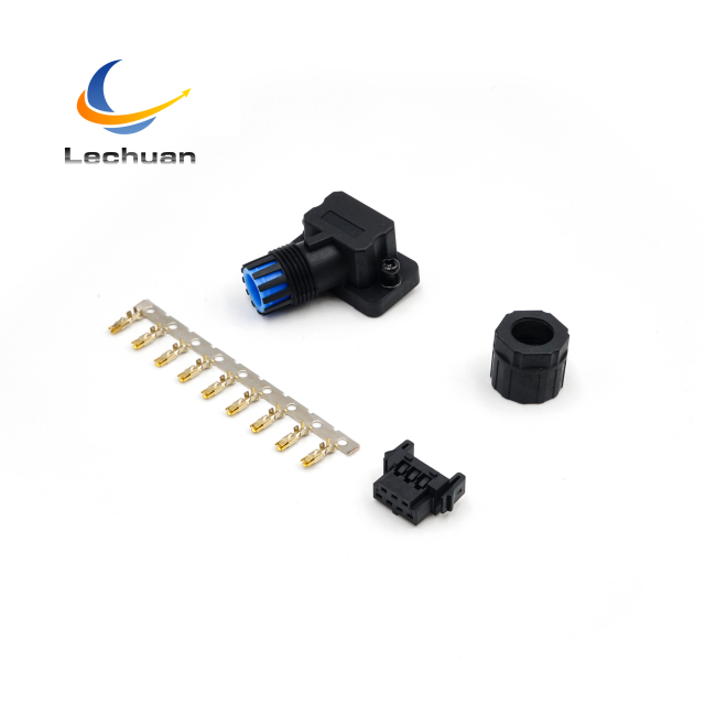 Factory LC07-07P  E7 A6 A5 Servo Motor Encoder Connector 7 Pin Gold Plated IP67 Testing Measurement Laboratory
