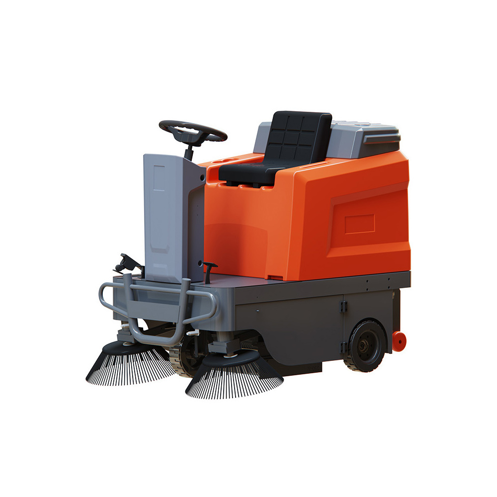 Groguard GS1200 Battery-Operated Electric Ride on Floor Sweeper