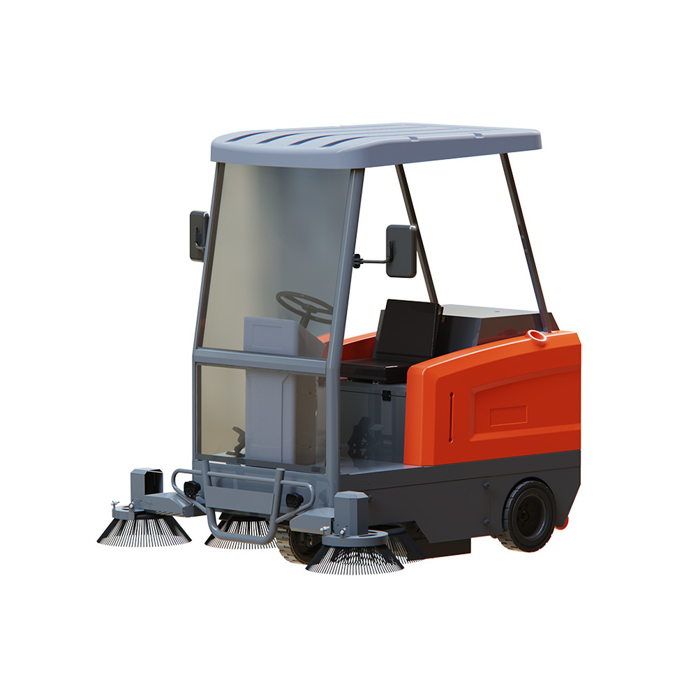 Groguard GS1900 Battery-Operated Electric Ride on Floor Sweeper