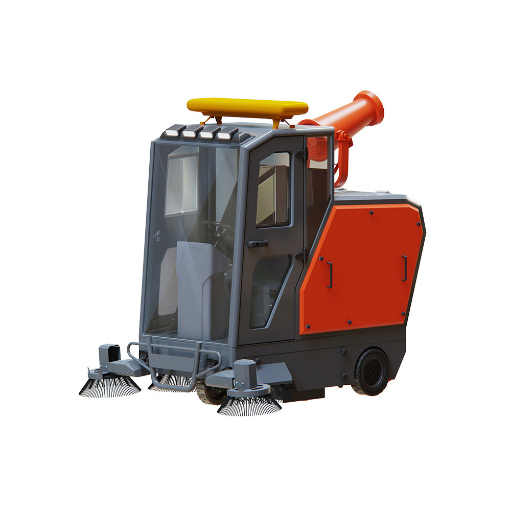 Groguard GS2000 Battery-Operated Electric Ride on Floor Sweeper