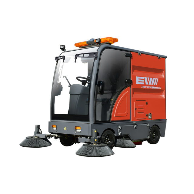 Groguard GS2300P Battery-Operated Electric Ride on Floor Sweeper