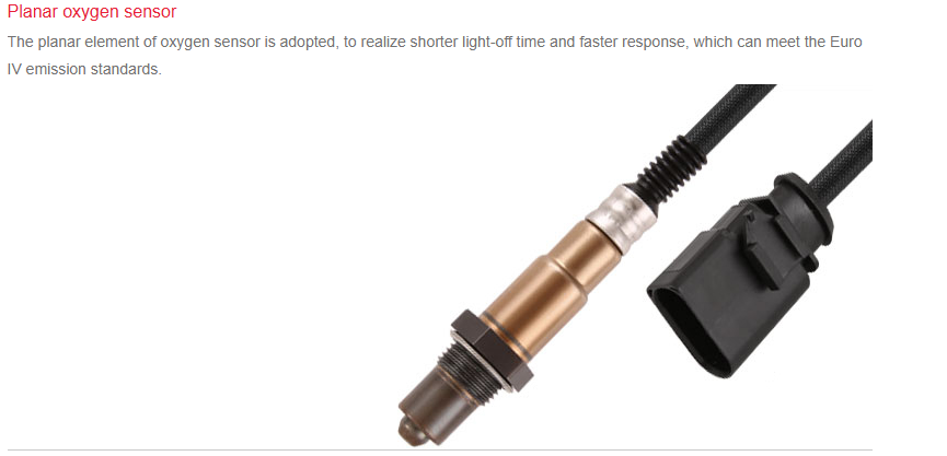 Planar oxygen sensor