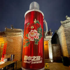 Red Inflatable Thermos Flask Bottle Old Things Inflatable Old Objects Inflatable Wine Bottle for Advertising Decoration