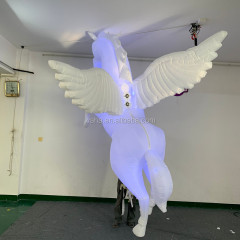 Adults LED Decoration Inflatable Walking Horse Costume/inflatable Horse Puppet for Parade/Illuminated Inflatable Horses