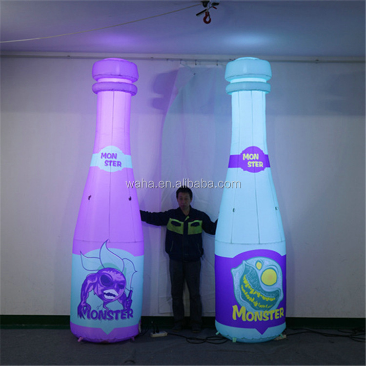 Custom Inflatable Lighting Bottle for Outdoor Advertising
