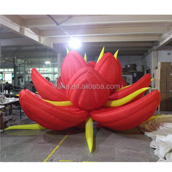 Inflatable Lotus Advertising Festival Decoration Inflatable Flower OEM