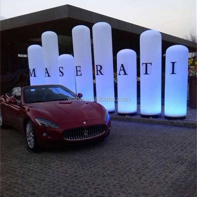 Customized Decoration Luminous Led Inflatable Pillar,column/inflatable Tube for Event Decoration,advertising