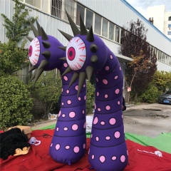 Party Decorative Inflatable Auto Flower Inflatable Plant Inflatable Eyes Flower for Halloween Outdoor Decoration