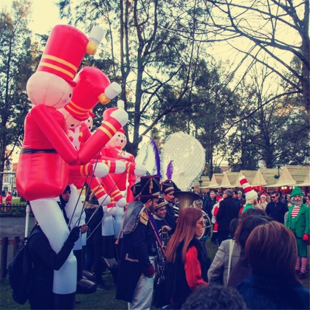 Holiday Parade Giant Outdoor Inflatable Soldiers Model for Display