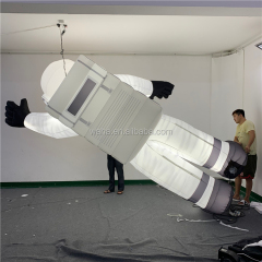 Custom Made Astroman Inflatable Self Standing Astronaut 4 Meters Tall for Event Decoration