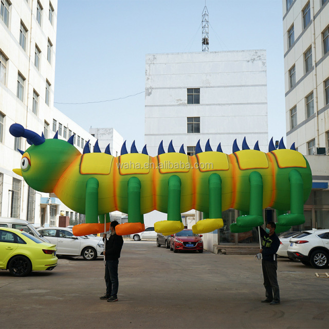 Funny Carnival Parade Decoration Inflatable Caterpillar Costume Puppet