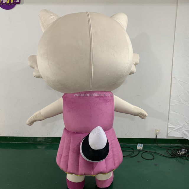 Inflatable Cartoon Walking Cat Costume for Parade Advertising Event Decoration