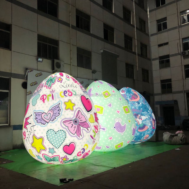 4m LED Transparent Inflatable Light Bulb Shaped Balloon, Replicate Inflatable Bulb Model for Event