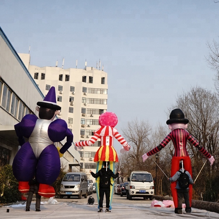 Hot Sale Outdoor Event Performance 3.5m Parade Inflatable Matchstick Men Costume