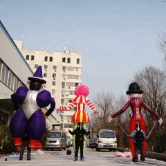 Hot Sale Outdoor Event Performance 3.5m Parade Inflatable Matchstick Men Costume