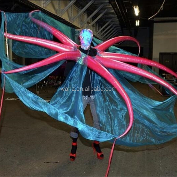 Illuminated Dancing Parade Party Inflatable Christmas Costume Performance Show