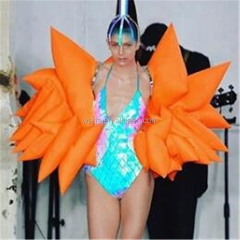 Transparent Spherical Inflatable Street Performance Costumes