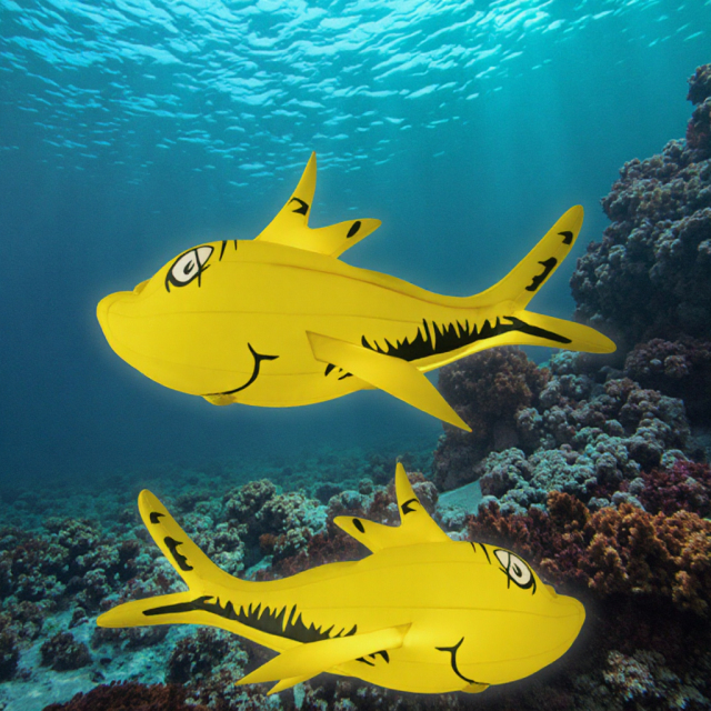 Inflatable Balloon Advertising Animals Cartoon Ocean Theme Sea Fish for Parade