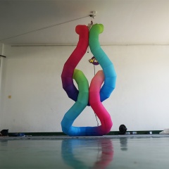 Ground Inflatable Tube With LED for Nightclub Decoration