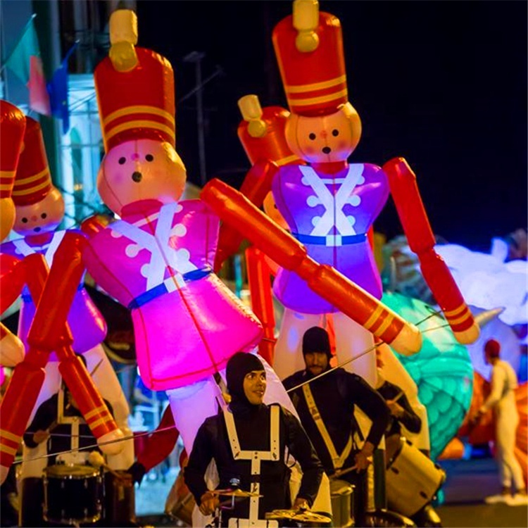 Holiday Parade Giant Outdoor Inflatable Soldiers Model for Display