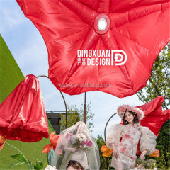 Valentine's Day Giant Inflatable Led Flowers Led Wedding Party Decoration