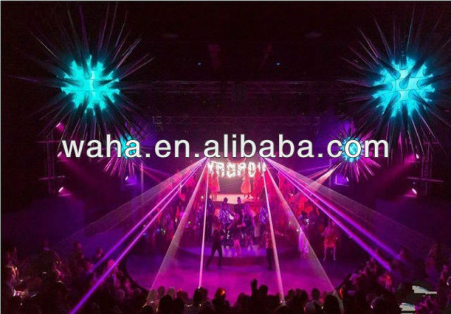 Illuminating Club Decoration Inflatable Star with Led Light