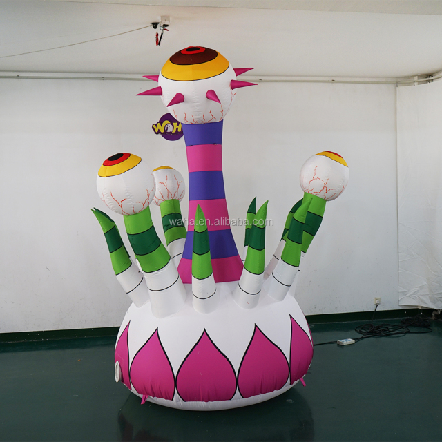 Inflatable Eye Ball Flower Amusement Decoration Inflatable Flower OEM
