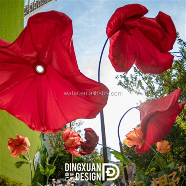 Valentine's Day Giant Inflatable Led Flowers Led Wedding Party Decoration