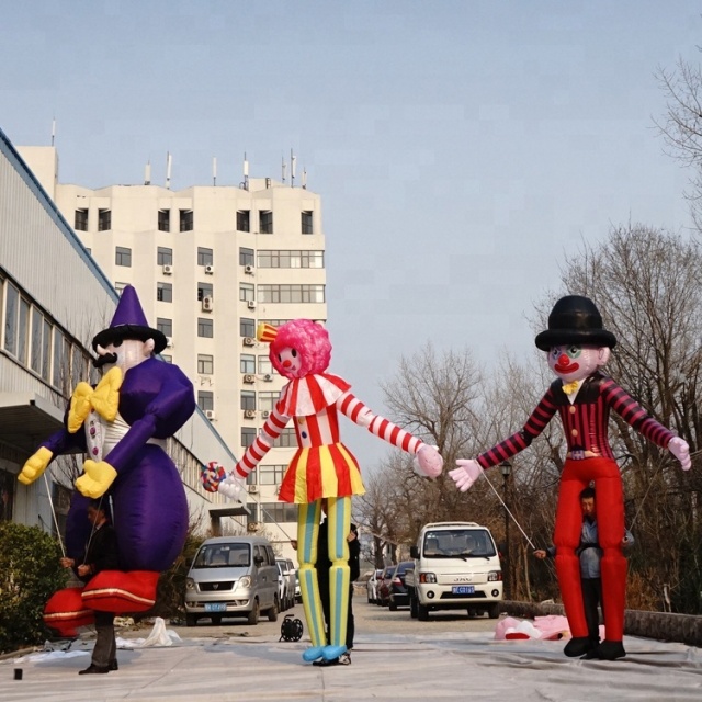 Hot Sale Outdoor Event Performance 3.5m Parade Inflatable Matchstick Men Costume