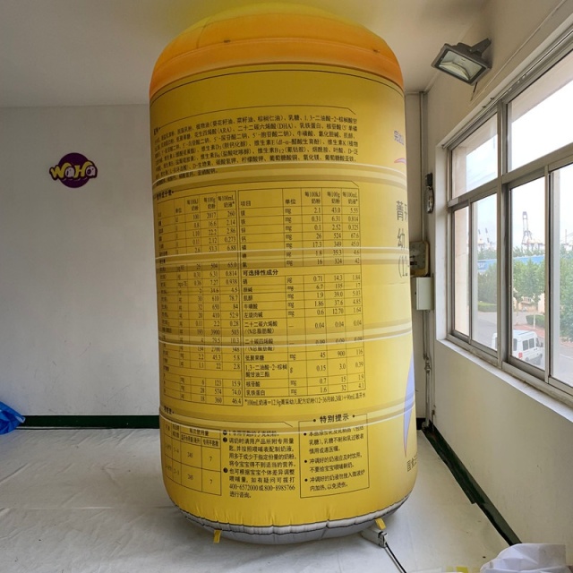 China Supplier Cheap Balloon air Model Inflatable Advertising Milk Powder Can