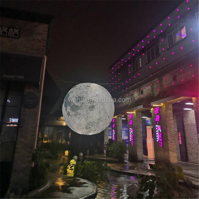 Giant Led Inflatable Moon Ball, Inflatable Moon Globe for Decoration