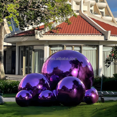 Custom Giant Inflatable Mirror Balloon Manufacturer PVC Inflatable Party Mirror Ball Sphere Giant Inflatable Sphere for Sale
