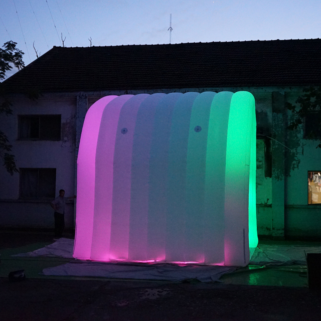 Lighting Inflatable Structure Tunnel for Advertising Decoration