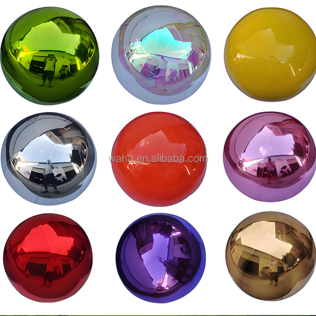 Manufacturer Custom Giant Inflatable Mirror Ball PVC Inflatable Party Mirror Ball Sphere Inflatable Mirror Balloon for Sale
