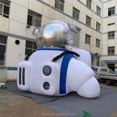 Custom Made Astroman Inflatable Self Standing Astronaut 4 Meters Tall for Event Decoration