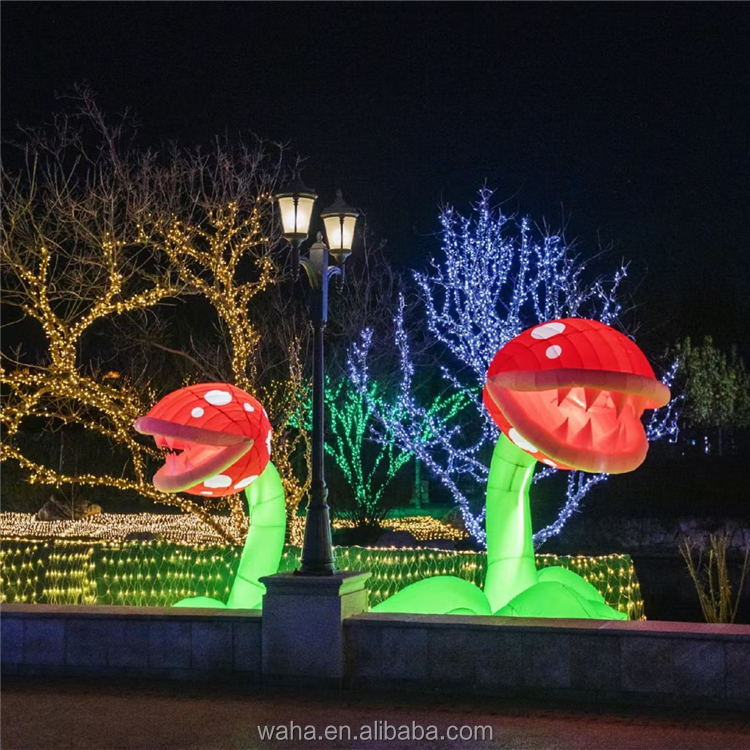 Inflatable Eye Ball Flower Amusement Decoration Inflatable Flower OEM